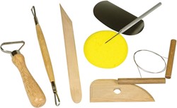 Basisset klei, set met 6 stuks