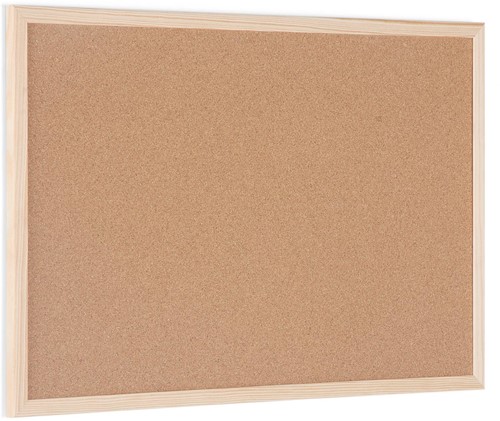 Bi-Office kurkbord met houten kader, ft 60 x 40 cm-3