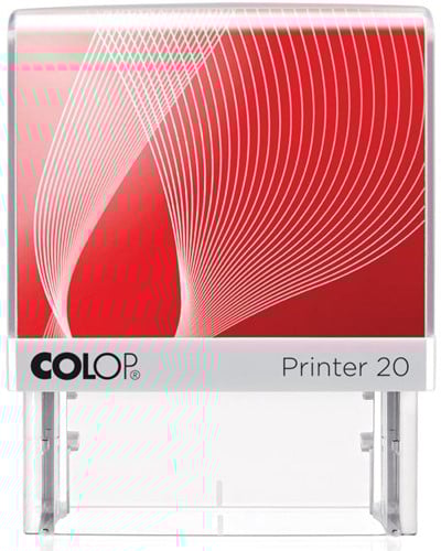 Colop stempel met voucher systeem Printer Printer 20, max. 4 regels, ft 38 x 14 mm