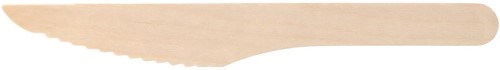 Conpax mes Pure, uit hout, 16,5 cm, pak van 250 stuks