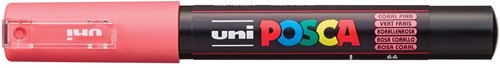 Uni POSCA paintmarker PC-1MC, 0,7 - 1 mm, koraalrood
