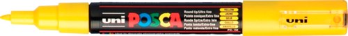 Uni POSCA paintmarker PC-1MC, 0,7 - 1 mm, geel