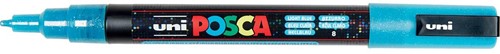 Uni POSCA paintmarker PC-3ML, 1,5 mm, glitter, lichtblauw
