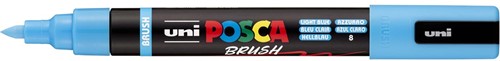Uni Posca paintmarker PC-5BR, 1 - 4 mm, penseel punt, lichtblauw