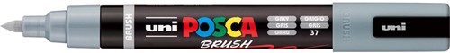Uni Posca paintmarker PC-5BR, 1 - 4 mm, penseel punt, grijs
