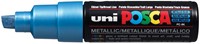 Uni POSCA paintmarker PC-8K, 8 mm, blauw metaal