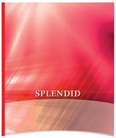 Splendid verslagschrift 36 bladzijden, gelijnd 8 mm-2