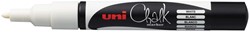 Uni-ball Krijtmarker wit, ronde punt van 0,9-1,3 mm