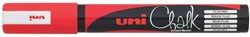 Uni-ball Krijtmarker rood, ronde punt van 1,8 - 2,5 mm