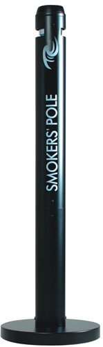 Rubbermaid peukenzuil Smokers' Pole, ft 10,2 x 107,9 cm, zwart