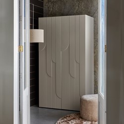 Rain 2-Drs Kledingkast Grenen Dust [Fsc]-2