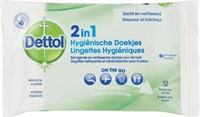 Dettol reinigingsdoekjes 2-in-1, pak van 12 stuks-2