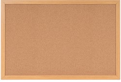 Bi-Office Earth Prime kurkbord, eiken kader, ft 90 x 60 cm
