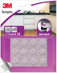 3M Bumpers, Anti shock, 13 mm, blister van 12 stuks