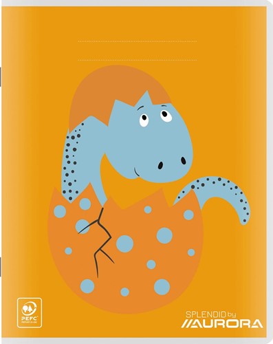 Splendid schrift, 72 bladzijden, ft 16,5 x 21 cm, 3 lijnen-3