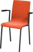 Stoel Oscar Vergaderstoel Kantinestoel Kuip Geheel Gestoffeerd Vierkant Frame Stapelbaar kos4-2-3.jpg