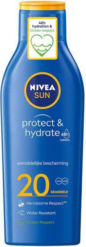 Nivea Sun zonnebrandcrème Protect & Hydrate SPF 20, fles van 200 ml