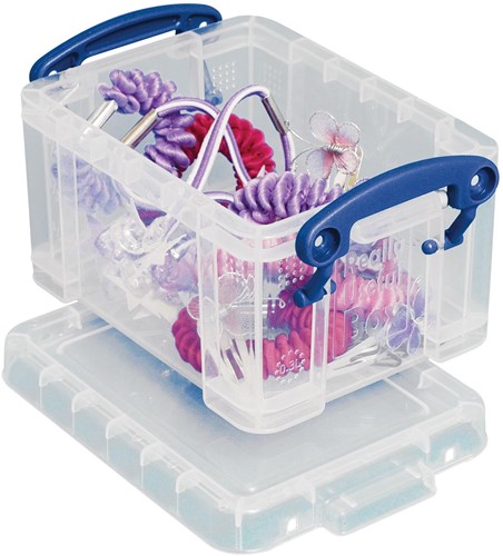 Really Useful Box visitekaarthouder 0,3 liter, transparant-3