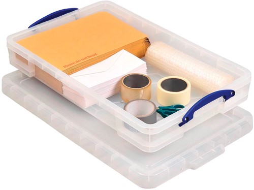 Really Useful Box opbergdoos 20 liter, transparant