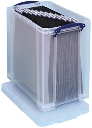 Really Useful Box opbergdoos 25 liter, transparant