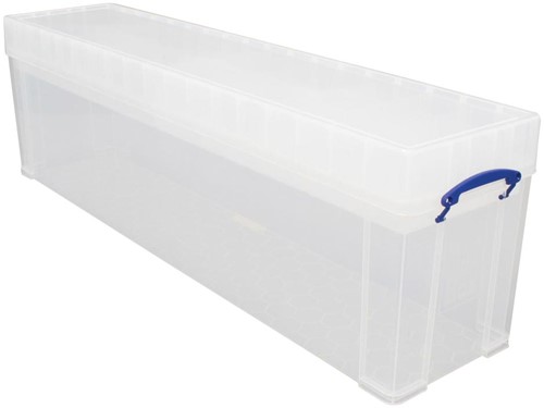 Really Useful Box 77 liter, transparant, per stuk verpakt in karton