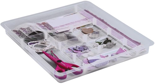 Really Useful Box, divider met 8 vakjes voor 7 l, transparant-2