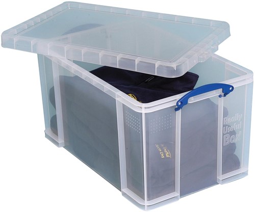 Really Useful Box opbergdoos 84 liter, transparant
