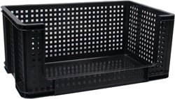 Really Useful Box opbergmand 64 liter, zwart