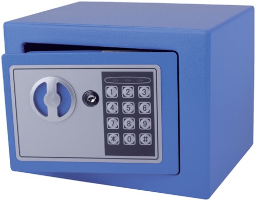 Kluis Pavo mini elektronisch 230x170x170mm blauw-3