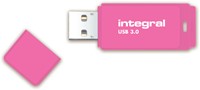 USB stick 3.0 Integral Neon USB-A 64GB roze