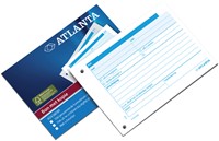 Bonboekje Djois Atlanta met 2 kopieën carbon A6 wit