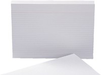 Aurora witte systeemkaarten, ft 10 x 15 cm, gelijnd, 210 g/m², pak van 100 stuks-2