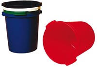 PAPIERBAK JALEMA 15LTR MET GRIPRAND LICHTGRIJS 1 Stuk-2