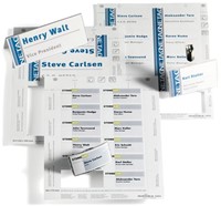 BADGEKAART DURABLE DURAPRINT 52/104X100MM 40 Stuk