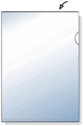 AKTEMAP A6015-52 FOLIO PLASTIC ROOD 100 STUK