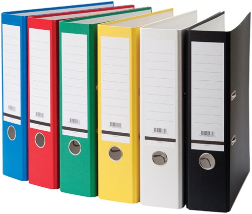 Ordner Qbasic A4 80mm karton blauw-2