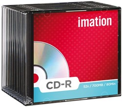 CD-R IMATION 700MB 52X SLIMLINE 1 Stuk