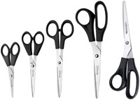 Kantoorschaar Westcott 260mm met kunststof grip rvs-1