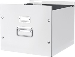 Hangmappenbox Leitz click & store WOW gerecycled karton 357x285x367mm wit