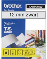 Brother TZe tape voor P-Touch 12 mm, zwart op transparant 1 Stuk-3