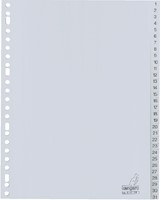 Tabbladen Kangaro 23-gaats G431CM 1-31 genummerd grijs PP