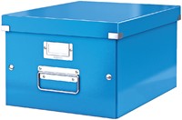 Opbergdoos Leitz Click & Store WOW middel gerecycled karton 281x200x370mm blauw