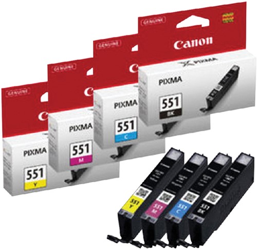 Inktcartridge Canon CLI-551 rood-3