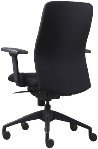 Bureaustoel Vigo 002 Zwart 3D armleggers-2