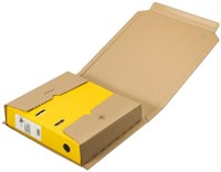 VERZENDDOOS ORDNERVERPAKKING 320X290X35/80MM BRUIN 25 Stuk
