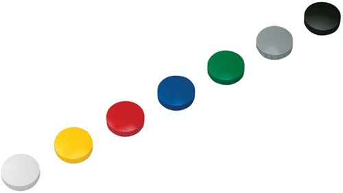 Magneet MAUL Solid 15mm 150gr geel 10 stuks-2