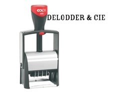 Zelfinktende woord-/datumstempels