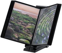 Infomanager Djois Flex-O-Frame basis met 10-tassen antraciet/zwart