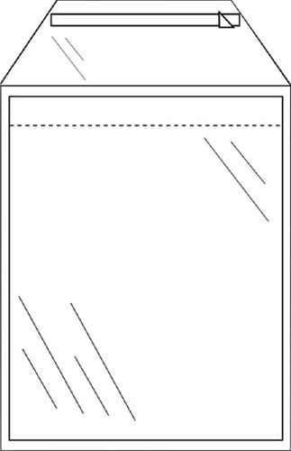 Envelop CleverPack akte C5 165x220mm zelfklevend transparant 50 stuks