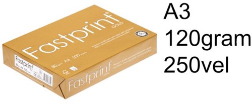 KOPIEERPAPIER FASTPRINT GOLD A3 120GR WIT 250 Vel